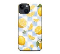 Tumundosmartphone Coque Tough magnétique double couche pour iPhone 14 (6.1) motif citrons 03 dessins