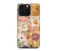 Tumundosmartphone Coque Tough magnétique double couche pour iPhone 16 Pro (6,3 pouces) design Collage 01 dessins