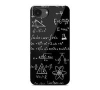 Tumundosmartphone Coque Tough magnétique double couche pour iPhone 16e (6.1) Motif Formules dessins