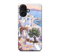 Tumundosmartphone Coque Tough magnétique pour iPhone 16 (6.1) double couche design Costa 01 dessins