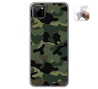 Tumundosmartphone Coque TPU Gel pour Realme C11 Design Dessins - Camouflage