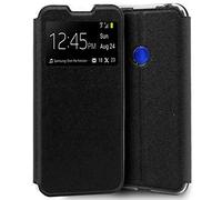 Tumundosmartphone Étui à Rabat avec fenêtre pour Xiaomi Redmi Note 8 2019/2021 Noir