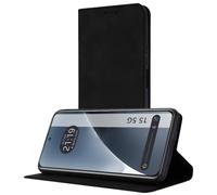 Tumundosmartphone Étui portefeuille en similicuir avec porte-cartes pour Xiaomi 15 5G Couleur noire
