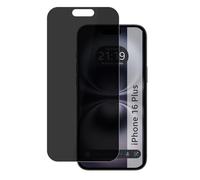 Tumundosmartphone Protecteur en verre trempé complet 5D anti-espion pour iPhone 16 Plus (6.7) Verre