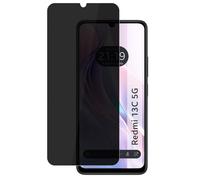 Tumundosmartphone Protecteur en verre trempé complet 5D anti-espion pour Xiaomi Redmi 13C Verre