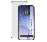 Tumundosmartphone Protecteur en verre trempé complet 5D Full Glue noir pour Oppo Reno 15 F / 15F 5G Verre