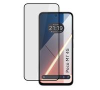 Tumundosmartphone Protecteur en verre trempé complet 5D Full Glue noir pour Xiaomi Poco M7 4G Verre