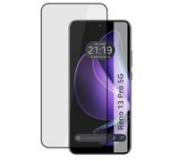 Tumundosmartphone Protecteur en verre trempé incurvé 5D Full Glue noir pour Oppo Reno 13 Pro 5G Verre