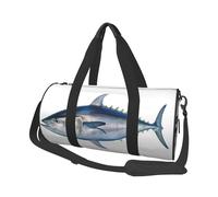 Tuna Thunnus Sac de sport léger en toile pour homme et femme Noir Taille unique, Noir , Taille unique