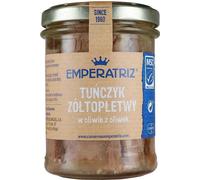 TUNA YELLOWFIN FILETTES MSC A L'HUILE D'OLIVE 200 g (130 g) (JAR) - EMPERATRIZ