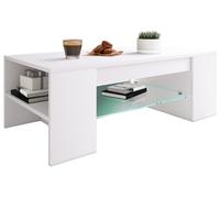 Tunas table basse 1 tablette blanc.
