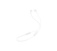 JBL Tune 235BT Écouteurs Intra-Auriculaires Bluetooth sans Fil avec 3 Boutons, Microphone/télécommande et câble Plat - Blanc
