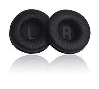 Tune 600 BTNC 500BT T450 Lot de 2 coussinets de rechange en cuir protéiné et mousse à mémoire de forme pour casque sans fil Tune T450BT 500 JR300 Noir