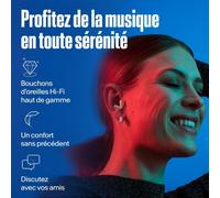 Tune Ear Plugs For Concerts & Music,19db Certified Hearing Protection,Noise Reduction,High Fidelity,Plug Balls,4 Sizes,For Festivals,Musicians & Clubs,Rose Gold