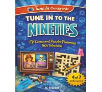 Tune in to the 90s: TV Crossword Puzzles Featuring 90s Television | 8.5" x 11"