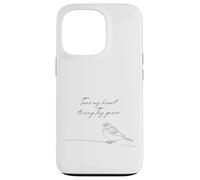 Tune My Heart to Sing Thy Grace Bird Come Thou Fount Hymne Coque pour iPhone 13 Pro