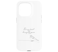 Tune My Heart to Sing Thy Grace Bird Come Thou Fount Hymne Coque pour iPhone 15 Pro