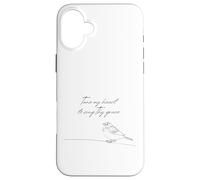Tune My Heart to Sing Thy Grace Bird Come Thou Fount Hymne Coque pour iPhone 16 Plus