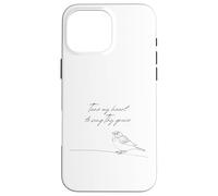 Tune My Heart to Sing Thy Grace Bird Come Thou Fount Hymne Coque pour iPhone 16 Pro Max