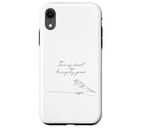 Tune My Heart to Sing Thy Grace Bird Come Thou Fount Hymne Coque pour iPhone XR