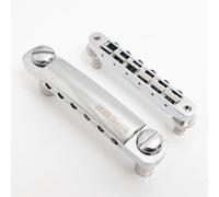 Tune-O-Matic Bridge WOGT1 WOGB1 Chevalet de guitare pour guitare électrique Gibson LP SG Compatible avec Wilkinson ABR-1 Bridge & Stop Ensemble de cordiers réglables en acier inoxydable