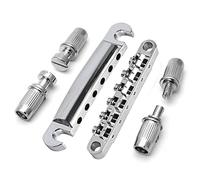 Tune-o-Matic Ensemble cordier et chevalet pour guitare électrique avec goujons Accessoires de montage pour Epiphone Les Paul Pièces de rechange Argenté