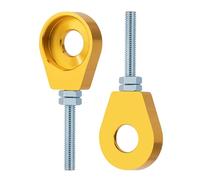 Tunejoy Ajusteurs de Chaîne de 12 mm Tendeurs de Chaîne pour ATV Scooter Pit Dirt Bike Moto Quad Go Kart Or