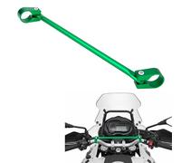 Tunejoy Barre d'equilibre Moto de 22mm Barre Transversale Guidon Moto en Aluminium Barre Renfort Moto Réglable pour Motocross Mini-moto ATV 400mm Vert