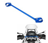 Tunejoy Barre d'equilibre Moto de 22mm Barre Transversale Guidon Moto en Aluminium Barre Renfort Moto Réglable pour Motocross Mini-moto ATV 400mm Bleu