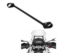 Tunejoy Barre d'equilibre Moto de 22mm Barre Transversale Guidon Moto en Aluminium Barre Renfort Moto Réglable pour Motocross Mini-moto ATV 400mm Noir