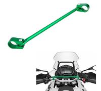 Tunejoy Barre d'equilibre Moto de 22mm Barre Transversale Guidon Moto en Aluminium Barre Renfort Moto Réglable pour Motocross Mini-moto ATV 330mm Vert