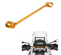 Tunejoy Barre d'equilibre Moto de 22mm Barre Transversale Guidon Moto en Aluminium Barre Renfort Moto Réglable pour Motocross Mini-moto ATV 330mm Couleur Or