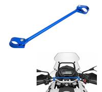 Tunejoy Barre d'equilibre Moto de 22mm Barre Transversale Guidon Moto en Aluminium Barre Renfort Moto Réglable pour Motocross Mini-moto ATV 330mm Bleu