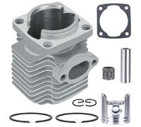 Tunejoy Big Bore Cylindre Piston Kit 44mm Cylindre Piston Remplacement Cylindre Piston pour Pocket Bike Dirt Bike ATV Scooter Quad 49cc