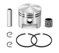 Tunejoy Débroussailleuse kit 44mm Jeu Piston Tondeuse Débroussailleuse Ensemble Piston Kit Anneau pour Débroussailleuse Moteur 49cc