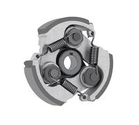 Tunejoy Embrayage de Vélo de Poche avec 3 Ressorts Embrayage Pocket Bike Aluminium pour 2 Temps 43cc 47cc 49cc Mini Dirt Pit Bike Quad ATV avec Rainuré Noir