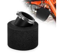 Tunejoy Filtre à Air de Moto Double Mousse Sponge de 42mm Bouche Biseau pour 50CC 70CC 90CC 110CC 125CC 150CC ATV Dirt Vélo de Saleté Moto Kart Quad Scooter Noir