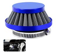 Tunejoy Filtre d'Air Moto 58mm Filtre d'Admission d'Air Moto Remplacement pour ATV la Plupart des Motos Tout-Terrain Quad Dirt Pit Bike 2 Stroke 43cc 47cc 49cc Bleu