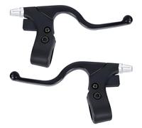 Tunejoy Levier de Frein de Poignée de ATV Petite Envergure Leviers Frein d'embrayage pour Guidon de Diamètre 22 mm de Pocket Dirt Bike Go Kart Scooter 1 Paire Noir