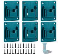 Tunejoy Supports de Batterie Compatible avec Makita 18 V Porte-Outils de Batterie pour BL1860 BL1850 BL1840 BL1830 avec 10 Vis 6 Pièce