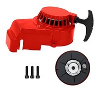Tunejoy Tirez Démarreur Lanceur de Moto Démarrage Facile à Tirer Aluminum pour 2 Stroke 47cc 49cc ATV Mini Moto Pocket Bike Dirt Bike Rouge