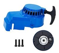 Tunejoy Tirez Démarreur Lanceur de Moto Démarrage Facile à Tirer Aluminum pour 2 Stroke 47cc 49cc ATV Mini Moto Pocket Bike Dirt Bike Bleu