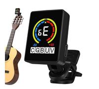 Tuner de guitare acoustique - Pédale d'accordeur de guitare - Guitare électronique précise - Outils de réglage de la musique portable - Accessoires pour scène, exercice, studio, performance