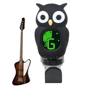 Tuner de guitare basse - Clip professionnel - Cueillette de guitare - Tuner de guitare pour guitare acoustique - Ukulélé électrique, basse, violon, banjo, tuning - Forces automatiques - Réglable