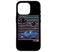 Tuner JDM Import Drift Car Street Racing 80s Synthwave Coque pour iPhone 16 Pro
