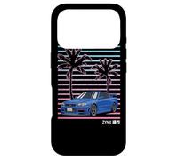 Tuner JDM Import Drift Car Street Racing 80s Synthwave Coque pour iPhone 17 Pro