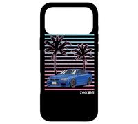 Tuner JDM Import Drift Car Street Racing 80s Synthwave Coque pour iPhone 17 Pro Max