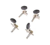 Tuner Mécanique Tête 2L 2R Toite Ukulele Noire Tête De Machine Avec Vis De Virole Pour 4 Cordes Guitare Tuning Vis Ferrure