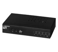 Tuner numérique EV106P DVB-T2 H.265/HEVC. Noir.