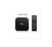 Tuner TV X96 Mini Amlogic S905w2 Décodeur 2.4G/5G Wifi Android 11.0 Smart TV Box Prise en charge 4K_2G16G_Prise
